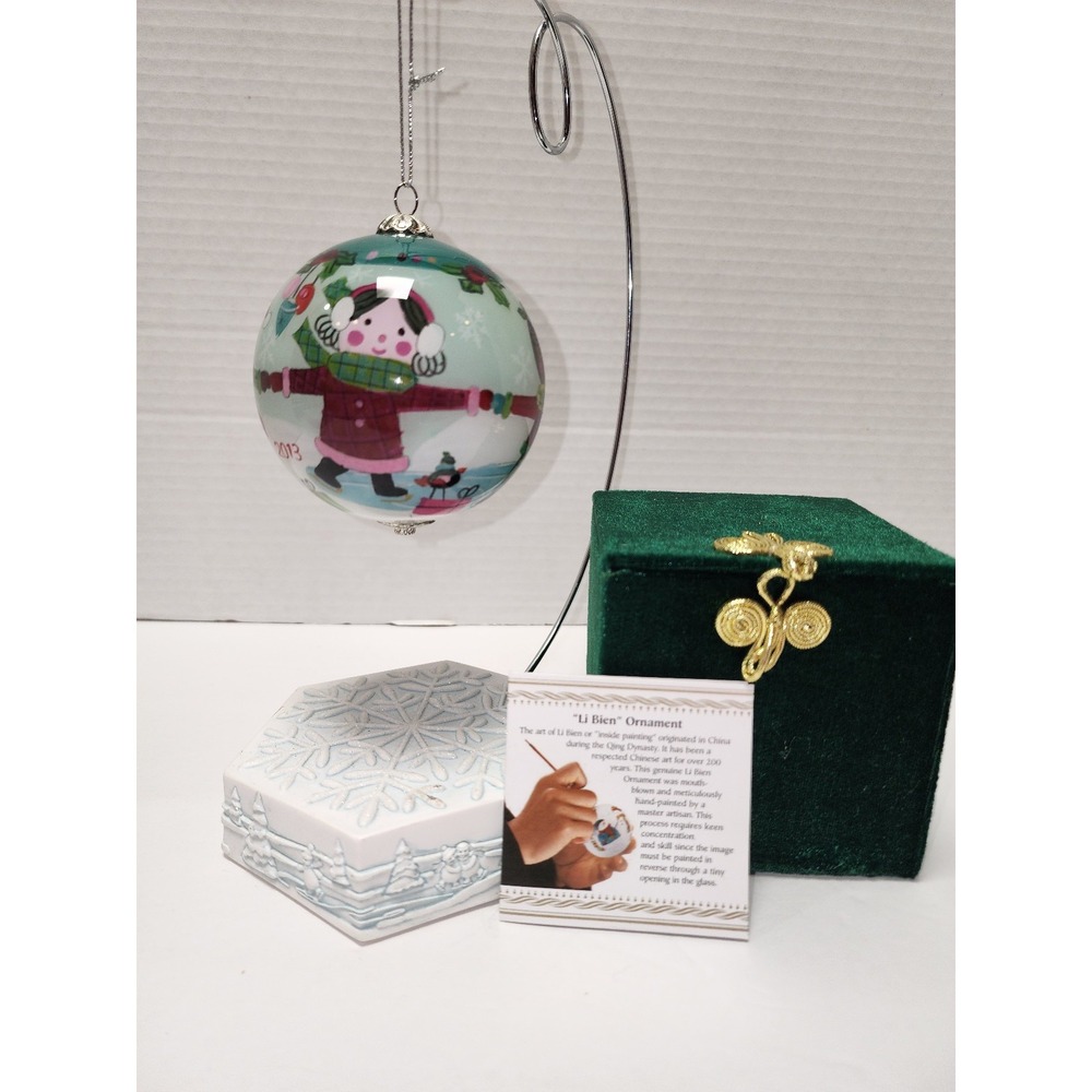 2013 Pier One Imports Li Bien Childrenβ Around the World Christmas Tree Ornament
